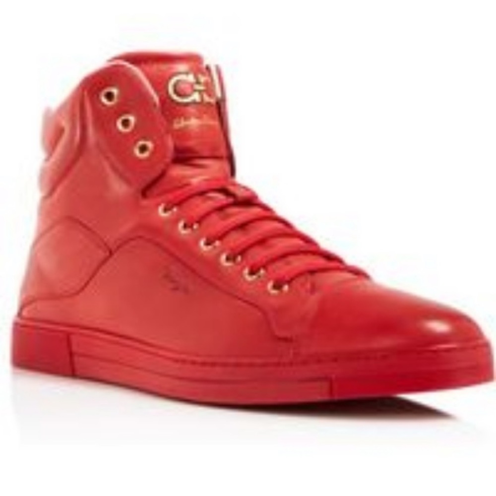 NWB - Salvatore Ferragamo Red Stephen 2 sneakers